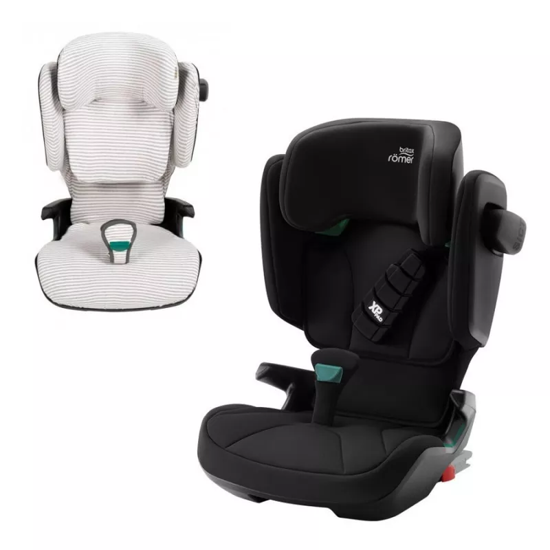 PACK Silla Auto Britax Römer KIDFIX I-SIZE con funda protectora