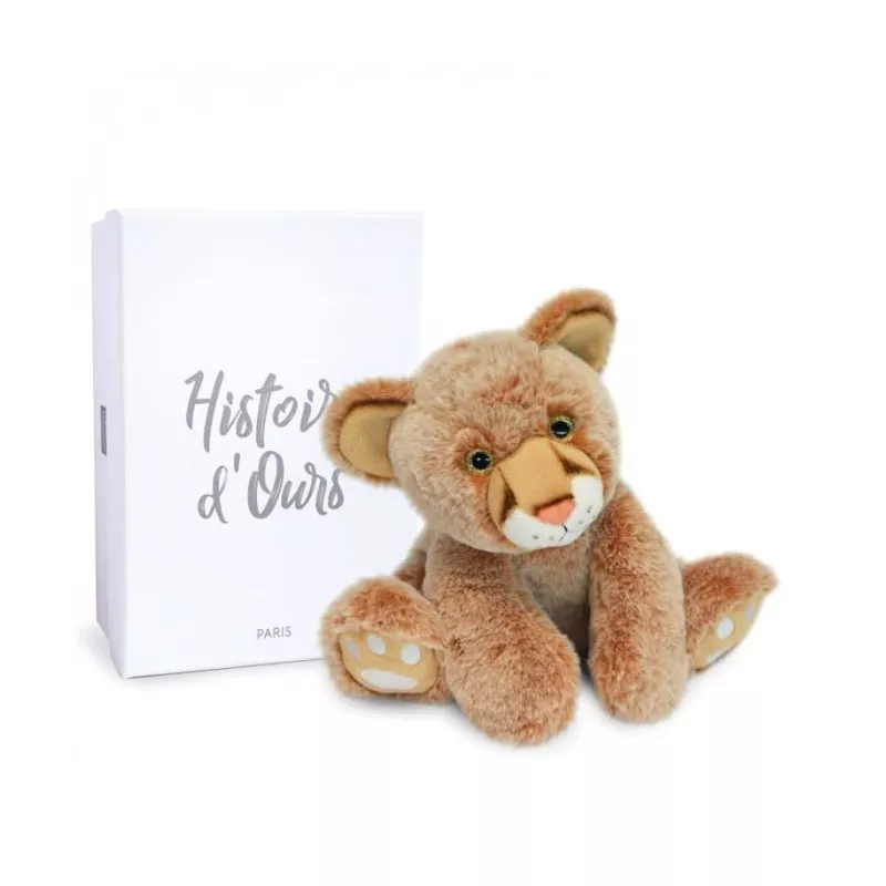 Caja regalo Histoire d'Ours Bebé León 25 cm