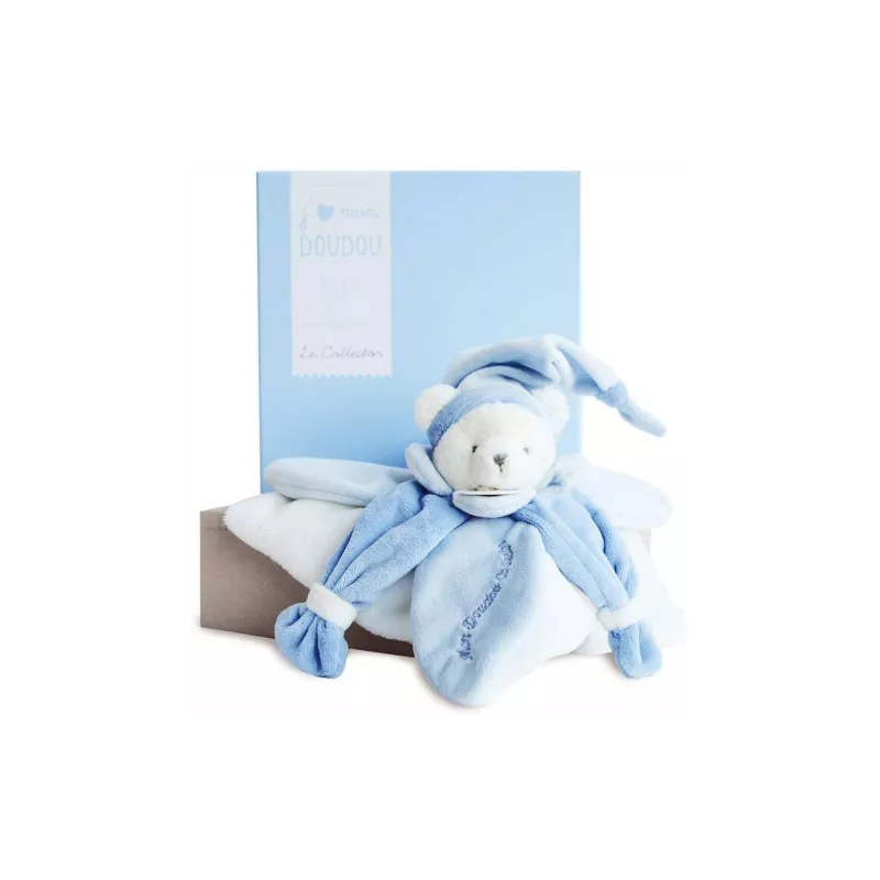 Caja regalo con Doudou Osito azul DouDou Et Compagnie