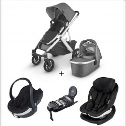 Cochecito Trio Uppababy VISTA V2 con Completo Besafe MODULAR