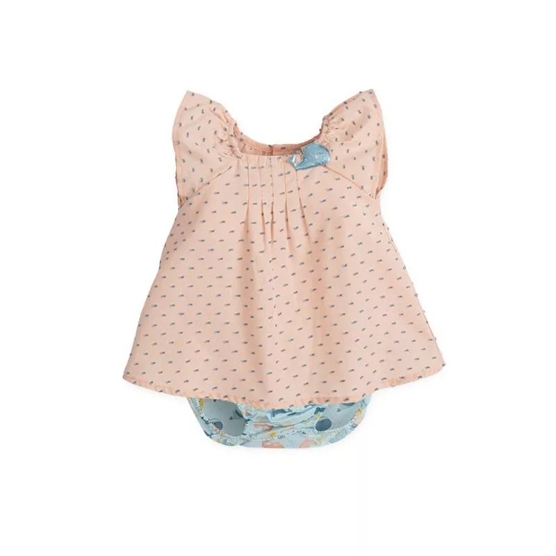 Vestido con braguita Tutto Piccolo Melancolía