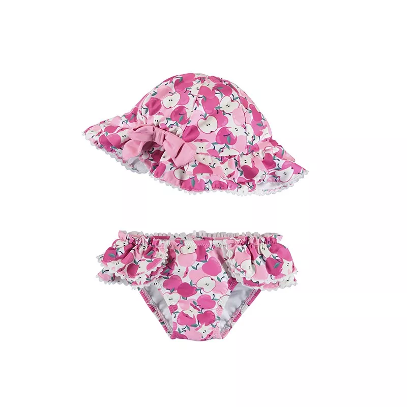 Conjunto baño Mayoral gorro y culetin