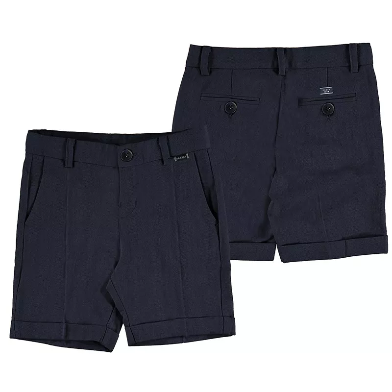 Bermudas Mayoral alfaiataria de linho