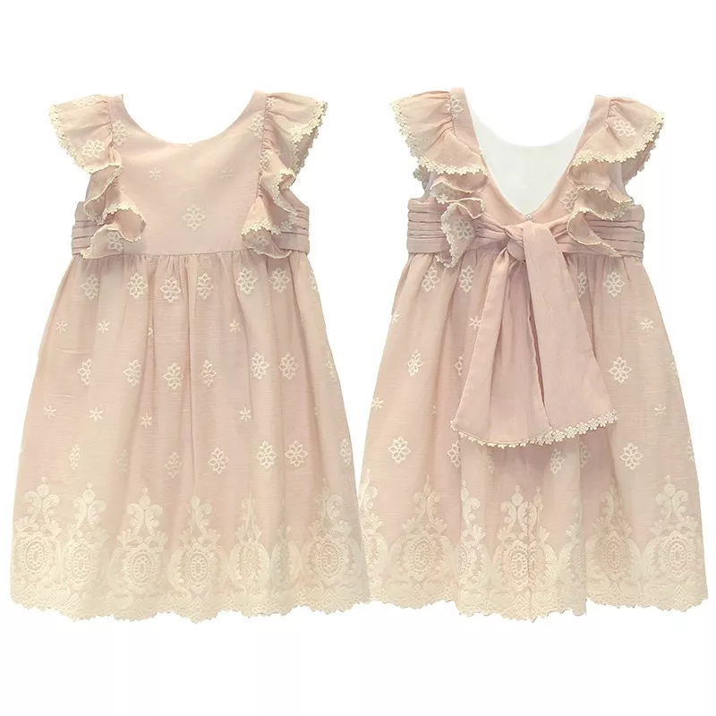 Vestido bordado Abel e Lula bambula