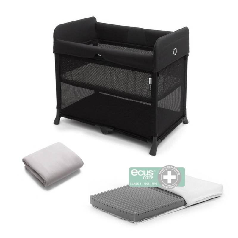 Cuna de viaje Bugaboo Stardust colchon ECUSCARE y sabana