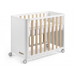 Minicuna COLECHO COTINFANT DOCO Sleeping STYLE 50*90 blanco natural 6 en 1 (colchón incluido)