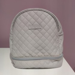 Mochila polipiel Pupetes Ines Gris Panal