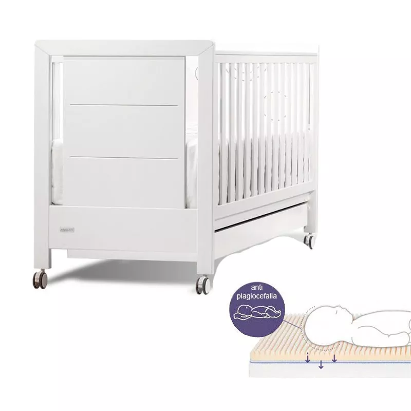 Cuna-cama Trama Inova con colchón opcional