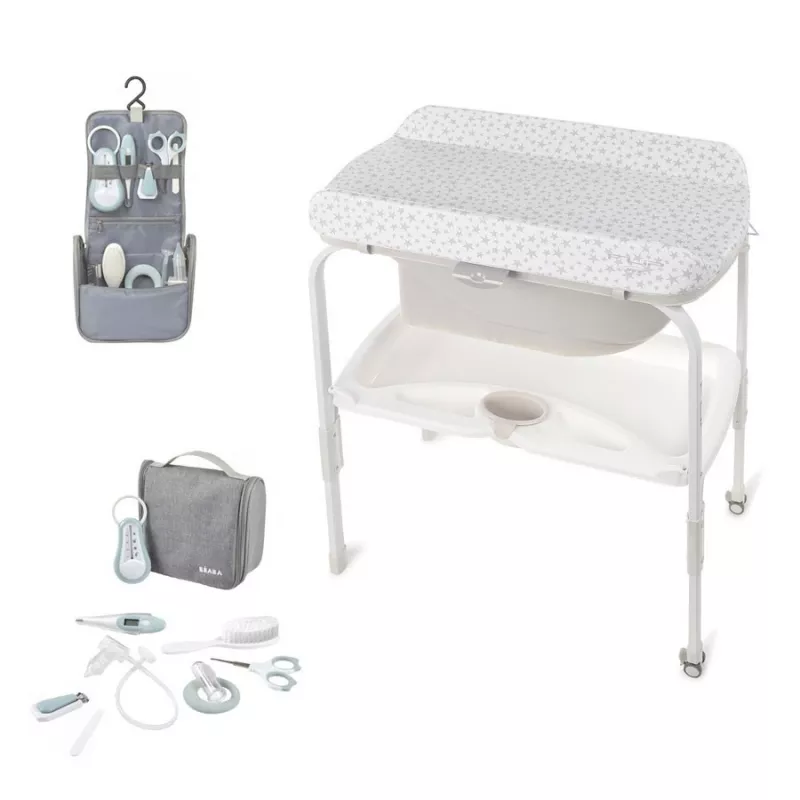 Bañera Jane FLIP con ruedas con neceser con 9 accesorios