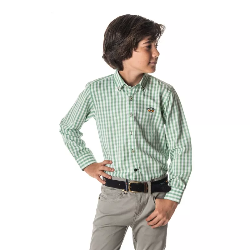 Camisa Spagnolo botão para baixo poplin 4068