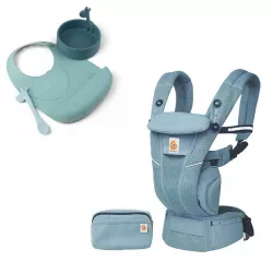 Porta-bebés Ergobaby OMNI Breeze com malha SoftFlex e copa de silicone