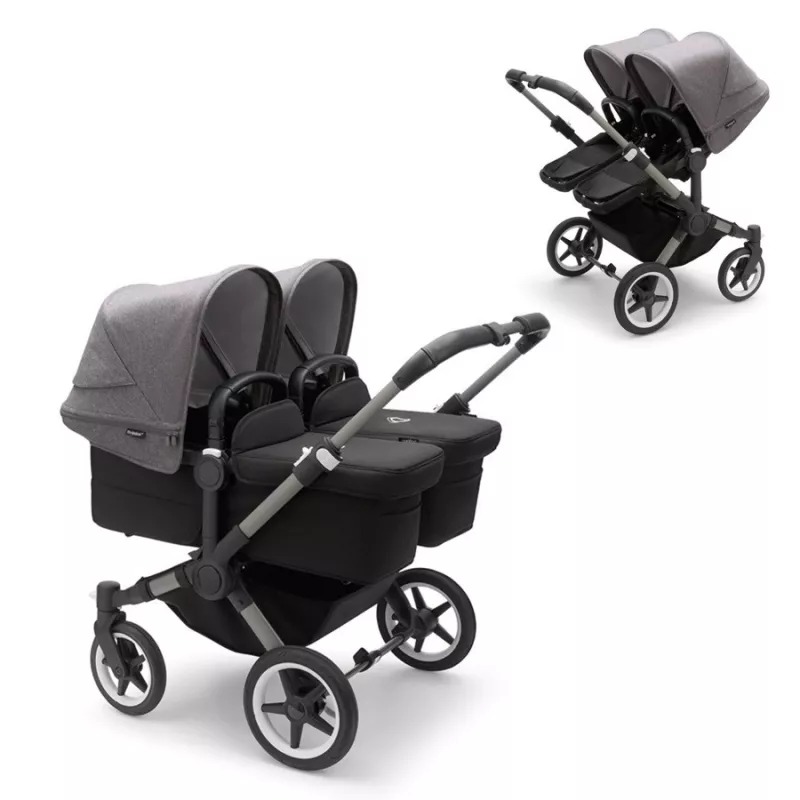 simpatía Emperador idiota cochecito Gemelar Bugaboo DONKEY 5 TWIN para 2 hermanitos | Crioh.com