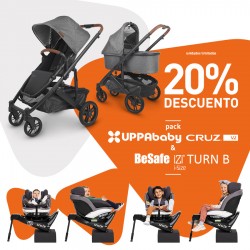 Uppababy CRUZ V2 con Besafe IZI TURN B I-size