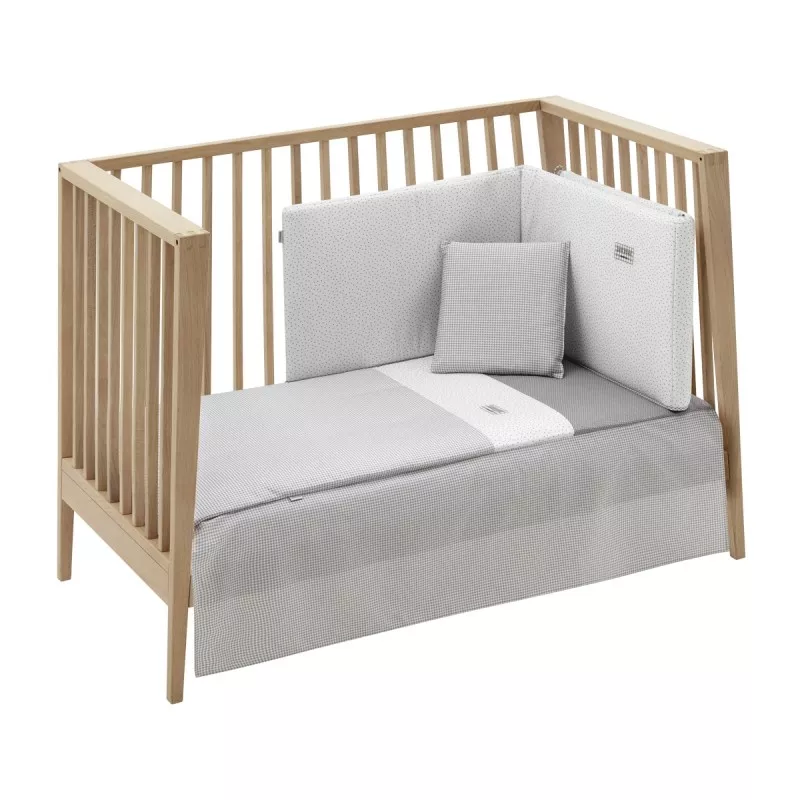 Colcha y Protector Cuna Cambrass Vichy 10