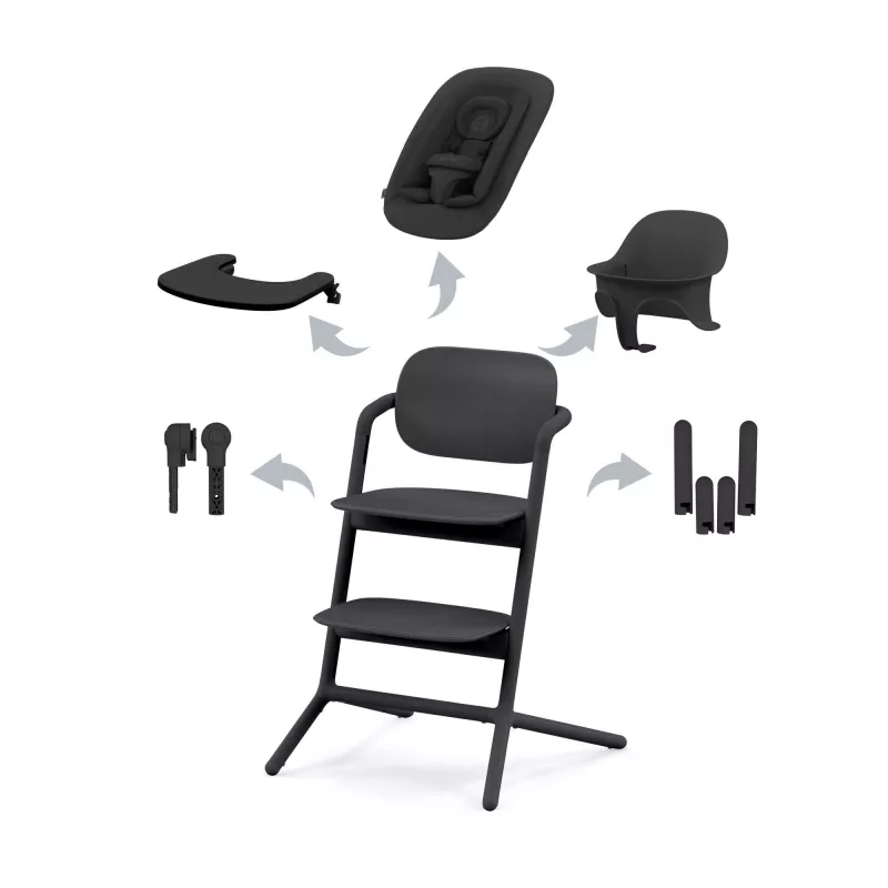 Cadeira alta Evolutive Cybex LEMO2 4 em 1 com espreguiçadeira Lemo2 Bouncer