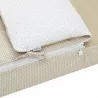 Capa de edredão nórdica com enchimento amovível para cama de grades 60x120 cm