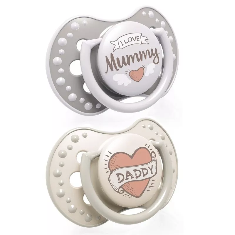 LOVI I love dynamic mini chupetas 2 peças.