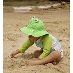 Bañador pañal y gorro Zoocchini Cocodrilo