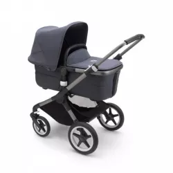 Cochecito DUO Bugaboo Fox 3 Mineral Completo Negro/Negro Lavado