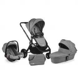 Carrinho de bebé Trio Nurse by Jane VOYAGER com saco de tamanho I Gr.0 e capa de chuva de plástico