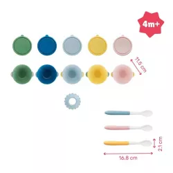 Robot de cocina Babymoov Nutribaby (+) batidora y vaporera con accesorios