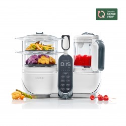 Robot de cocina Babymoov Nutribaby (+) batidora y vaporera con accesorios