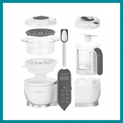 Robot de cocina Babymoov Nutribaby (+) batidora y vaporera con Kit