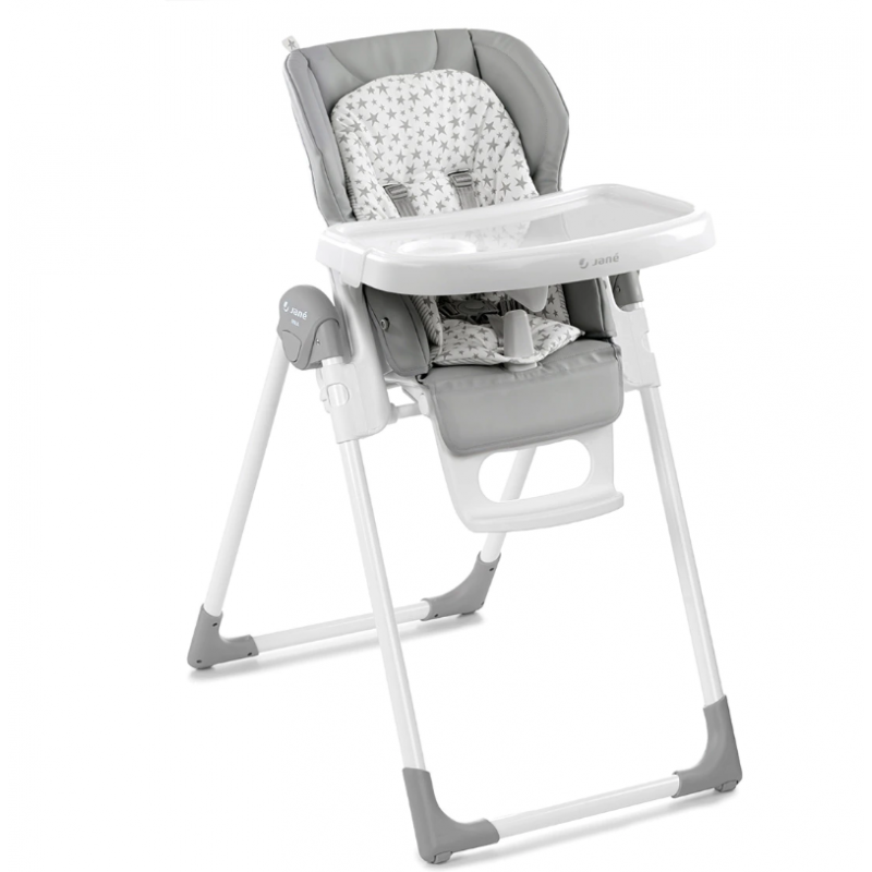 Cadeira alta Jane Mila Leatherette com redutor