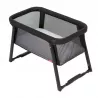 Minicot Onna SOMNIA Fresh Black com lençol de colchão e rede mosquiteira
