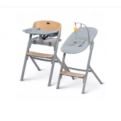 Trona Kinderkraft Livy 4 en 1 con Hamaca Calmee y vajilla