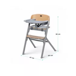 Trona Kinderkraft Livy 4 en 1 con Hamaca Calmee y vajilla