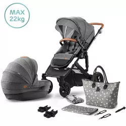 Cochecito trío Kinderkraft Prime 3 en 1