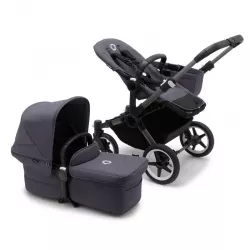 Carrinho de bebé para gémeos Bugaboo DONKEY 5 TWIN unicolor para 2 irmãos