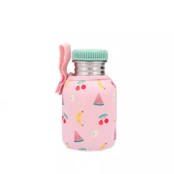 Botella Tutete Acero con Funda Fruits Personalizable 350ml