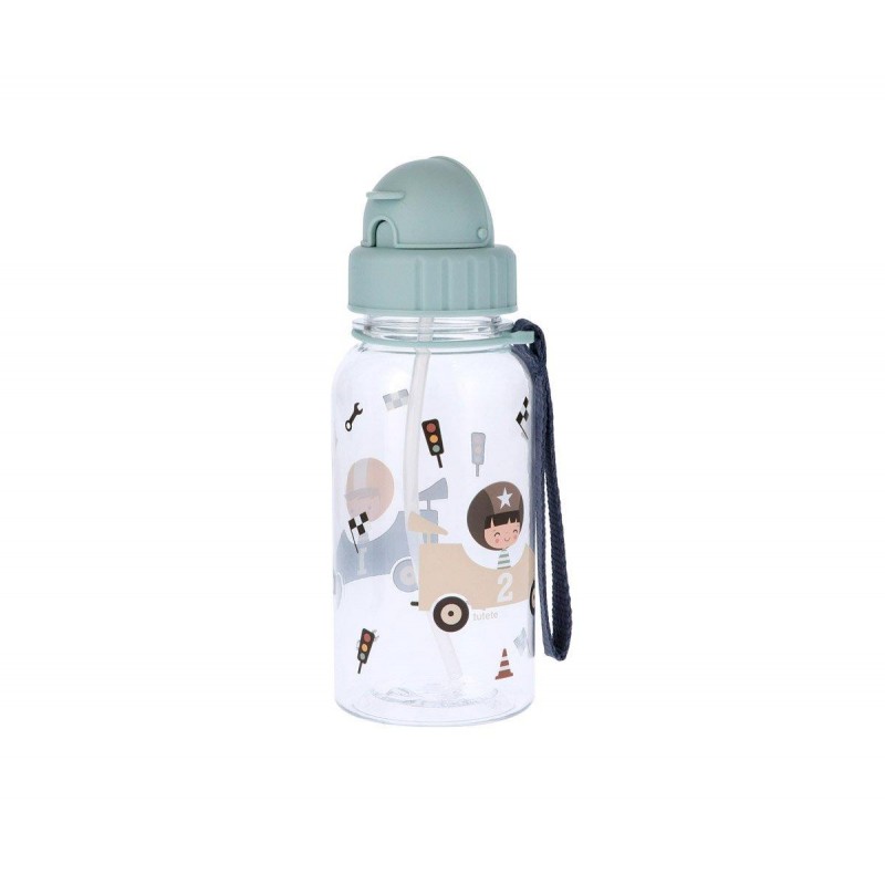 Botella Tutete Plástico Speed Racers Personalizable Botella Tutete Plástico Speed Racers Personalizable