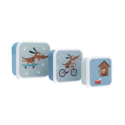 3 caixas Tutete Lunch Skater Dog