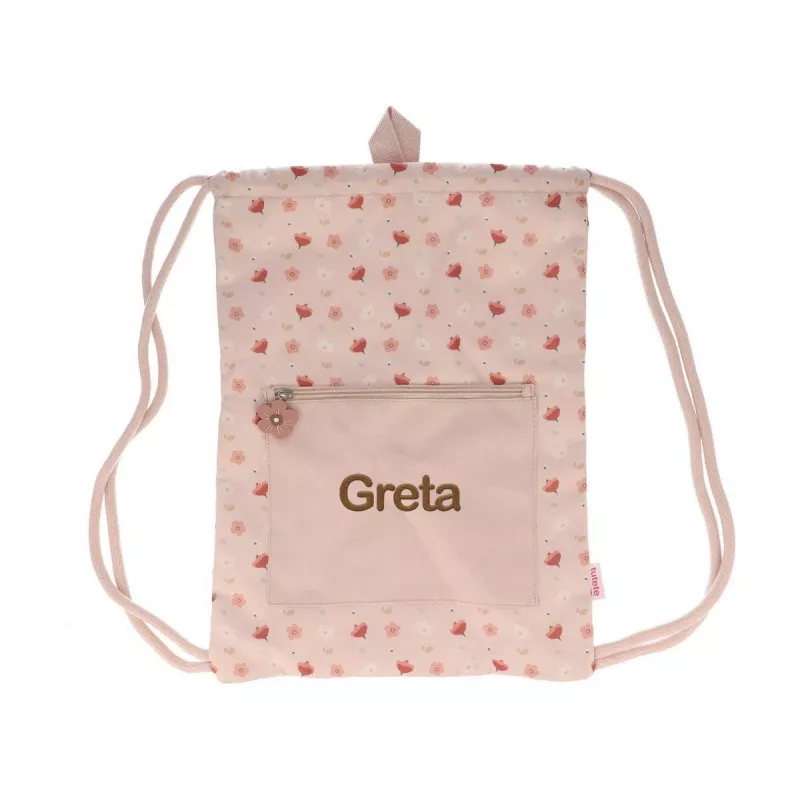 Mochila Saco Tutete Impermeable Little Garden Personalizable Mochila Saco Tutete Impermeable Little Garden Personalizable