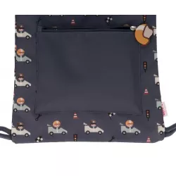 Mochila Saco Tutete Impermeable Speed Racers Personalizable
