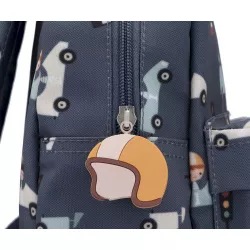 Mochila Tutete Infantil Speed Racers Personalizable
