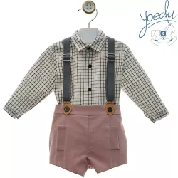 Conjunto de bebé com alças Yoedu Estela