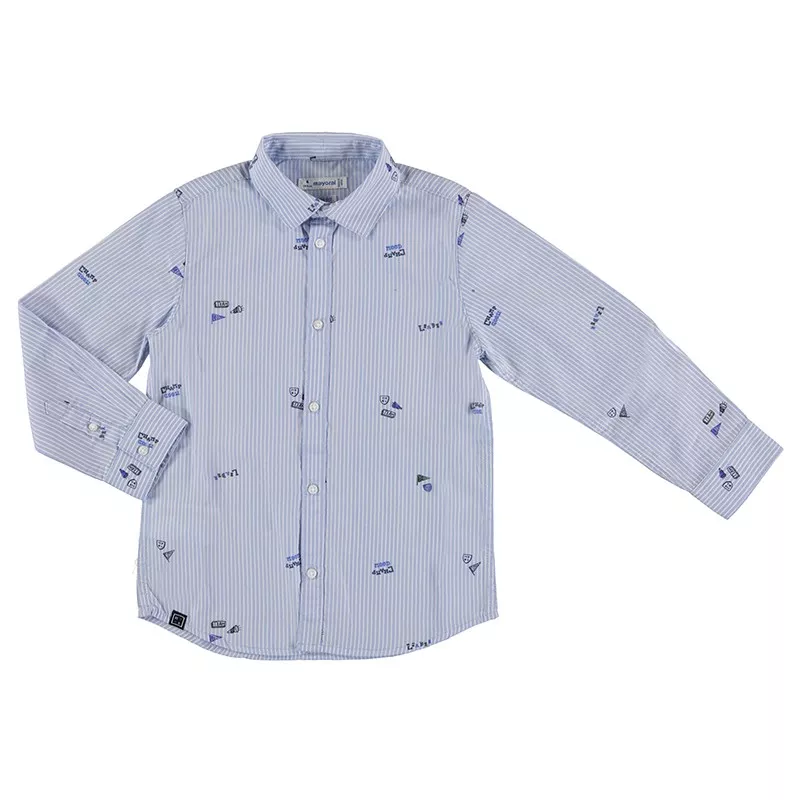 Camisa Mayoral manga comprida estampada