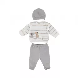 Conjunto Mayoral leggings e boné em peluche