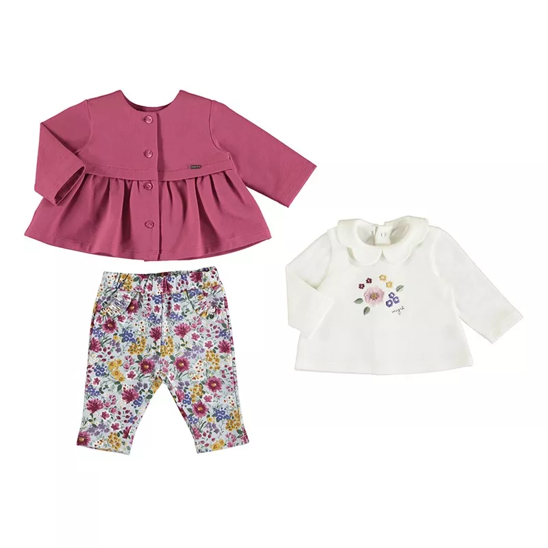 Conjunto Mayoral leggings 3 peças