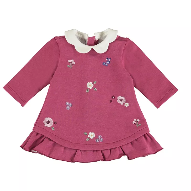 Vestido Mayoral de pelúcia bordado