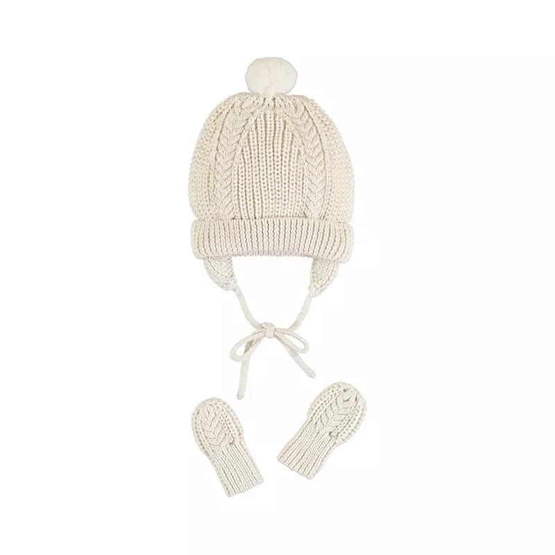 Conjunto Mayoral chapéu e luvas