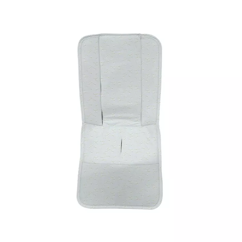 Funda Silla Recta Dydados Estampado Punto Libélulas Mint