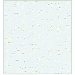 Funda Silla Universal Dydados Estampado Punto Libélulas Mint