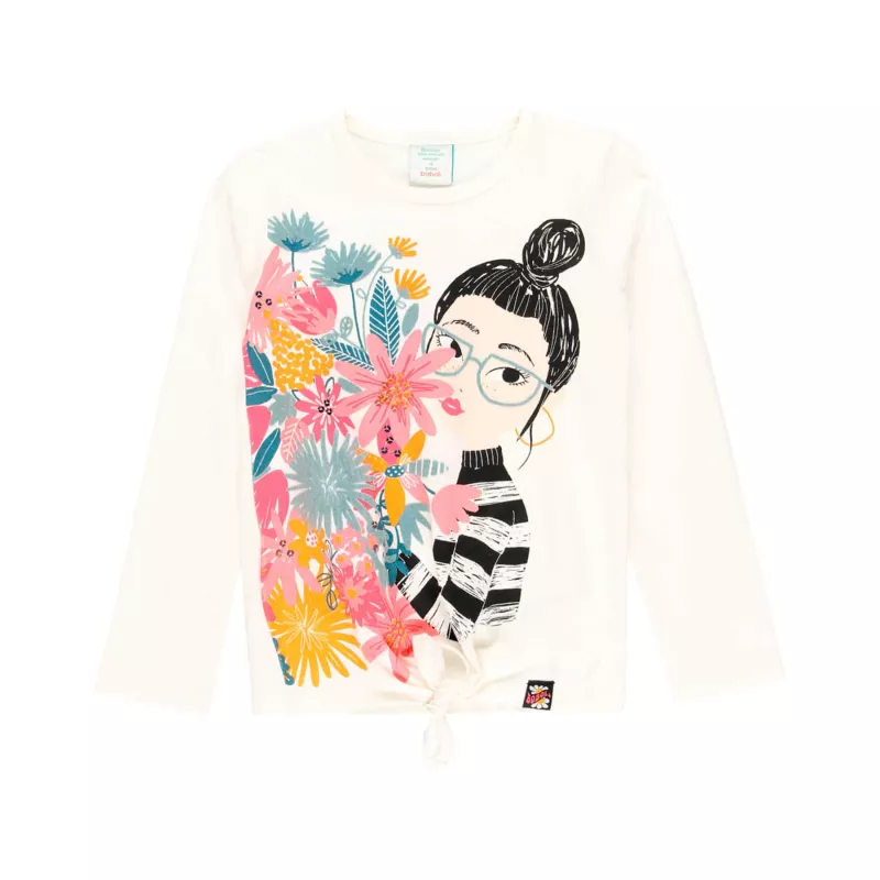 T-shirt Boboli tricotada Flores