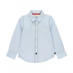 Camisa Boboli oxford com cotoveleiras