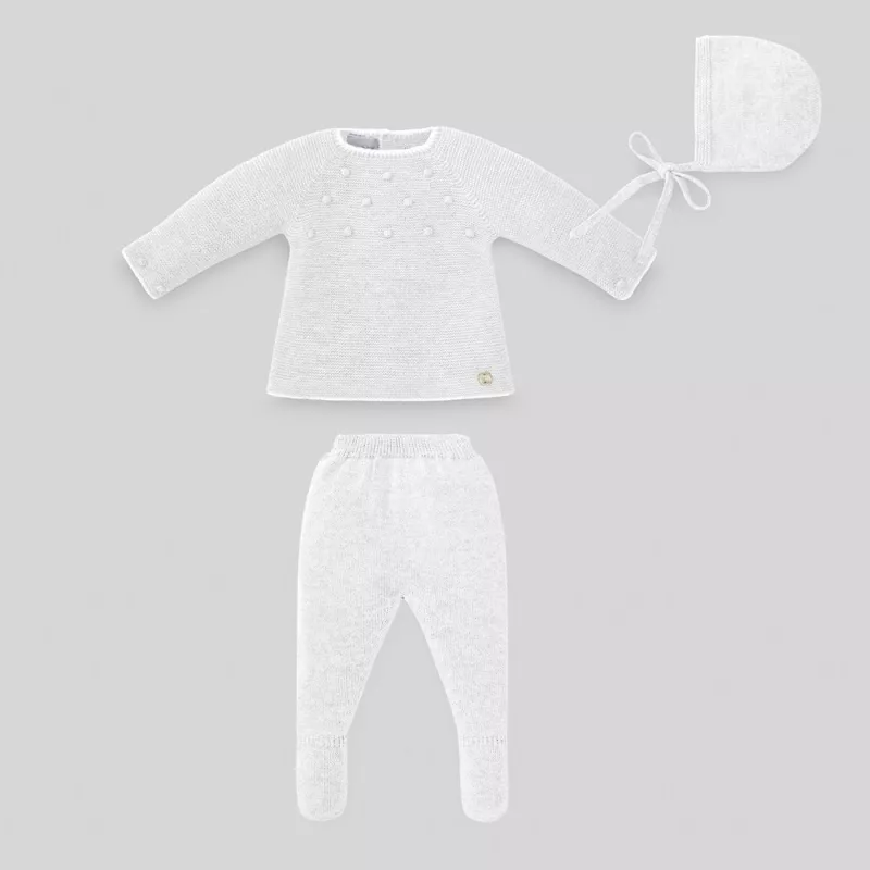 Conjunto Jubón, touca e leggings Paz Rodriguez Prenda OI 22-23